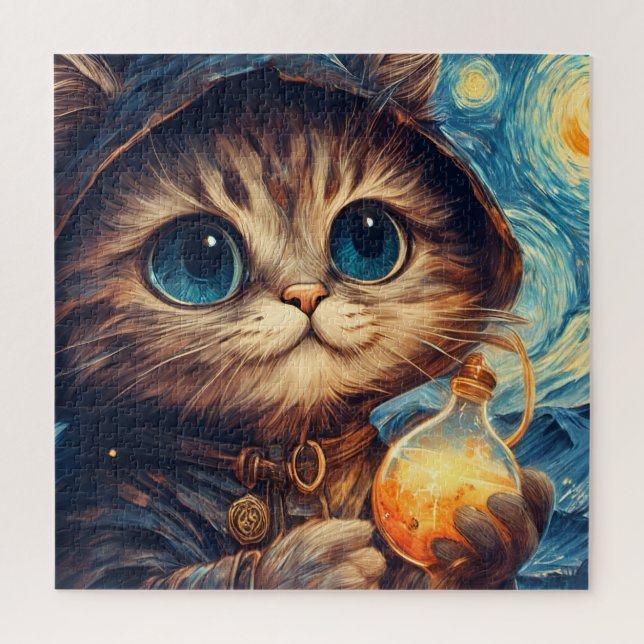 Eine magische Katze Puzzle (Vertikal)