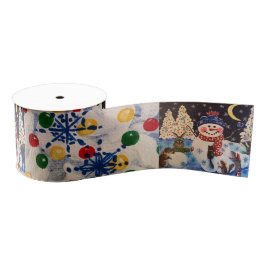 Eine magische Nacht im Schnee Ripsband