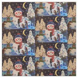 "Eine magische Nacht im Schnee" Stoff