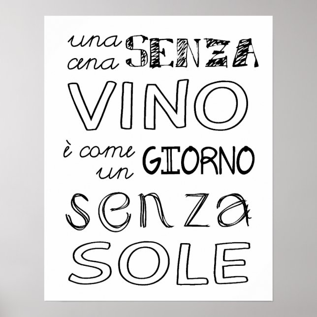 Eine Mahlzeit ohne Wein... Poster (Vorne)