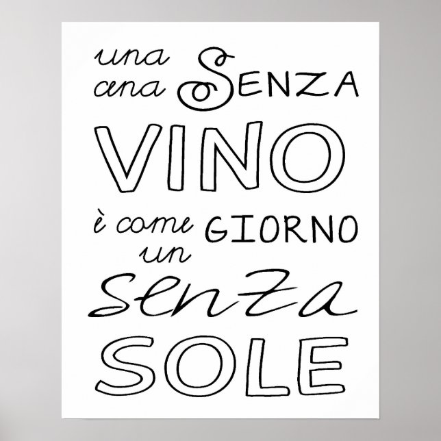 Eine Mahlzeit ohne Wein... Poster (Vorne)