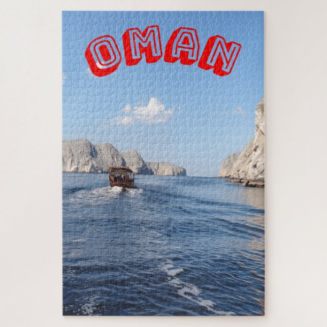 Eine malerische Küstenlandschaft. Puzzle (Vertikal)