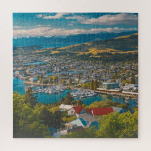 Eine malerische Küstenstadt Puzzle
