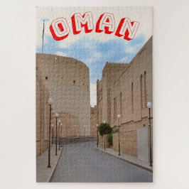 Eine malerische Omani-Straße Puzzle