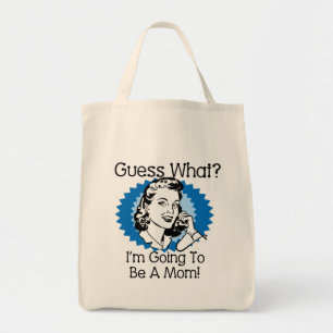 Eine Mama Blau Tragetasche