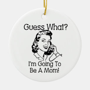 Eine Mama Schwarz werden Keramik Ornament