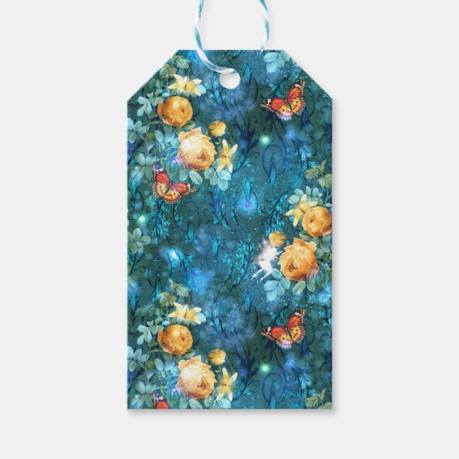 Eine Märchen im Design der Gartenreihe 11 Geschenkanhänger (Vorderseite)