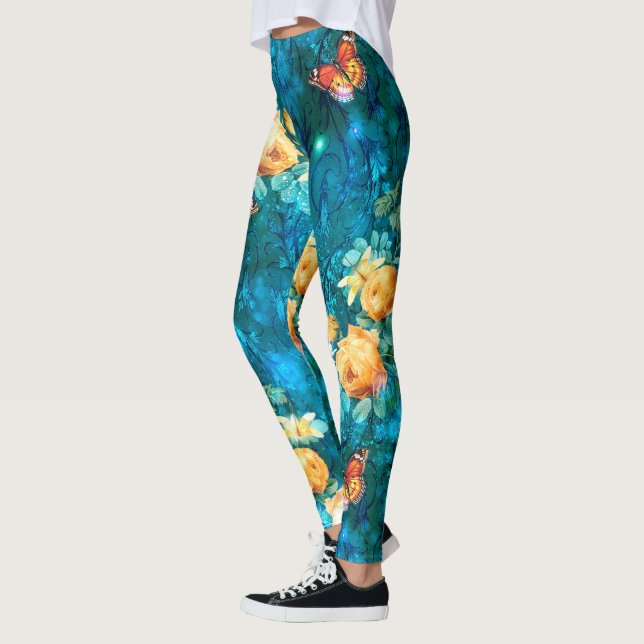 Eine Märchen im Design der Gartenreihe 11 Leggings (Links)