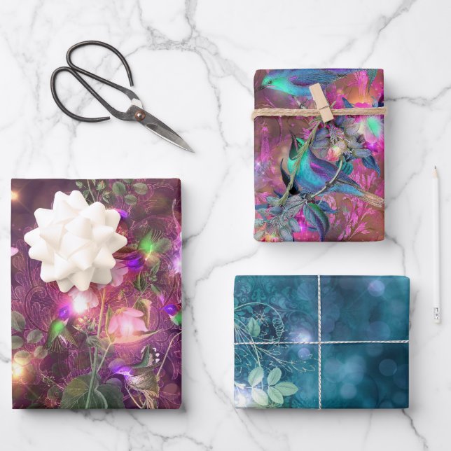 Eine Märchen im Design der Gartenreihe 1 Geschenkpapier Set (Vorderseite)