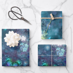 Eine Märchen im Design der Gartenreihe 1 Geschenkpapier Set