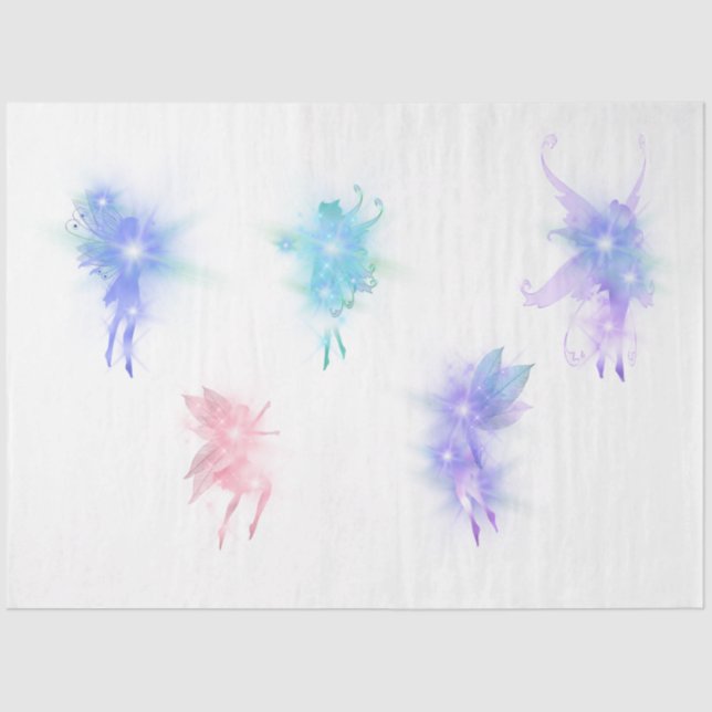 Eine Märchen im Design der Gartenreihe 6 Seidenpapier (Vorderseite)