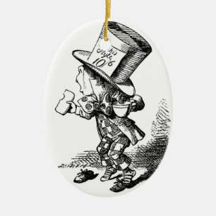 Eine Märchenland-Weihnachtsverzierung Keramik Ornament