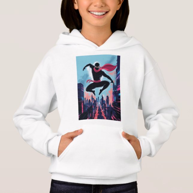 Eine maskierte Ninja Hoodie (Vorderseite)