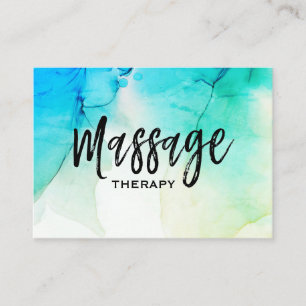 *~* Eine Massage Therapist Massage Therapie Wasser Visitenkarte