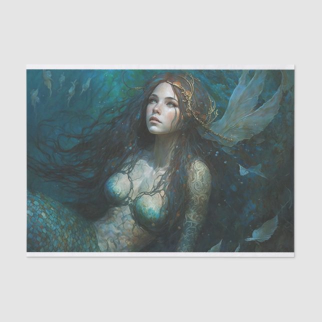 Eine Meerjungfrau Seidenpapier (Vorderseite)