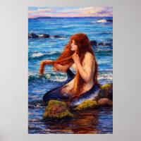 Eine Meerjungfrau von John William Waterhouse