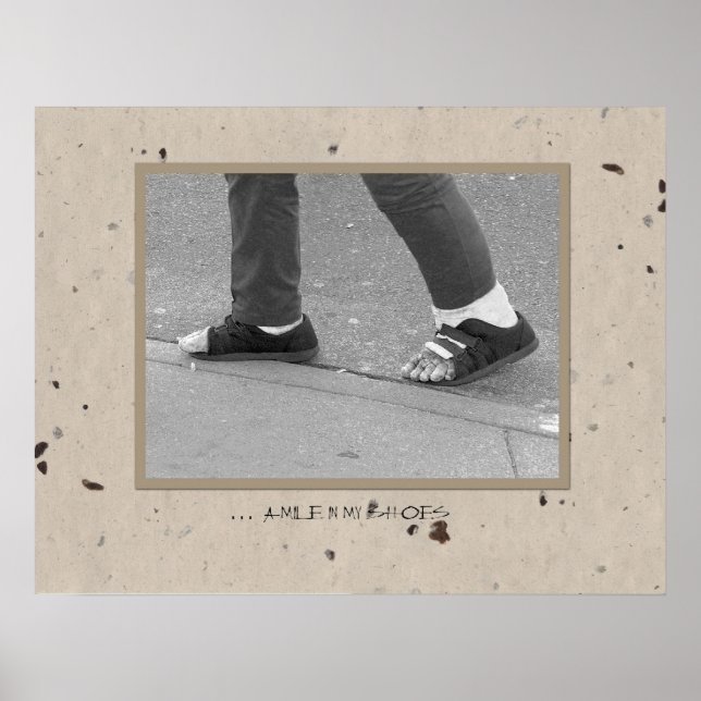 ... eine Meile an meinen Schuhen Poster (Vorne)
