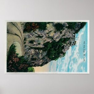 Eine Meile hoch, am Berg LoweMt. Lowe, CA Poster