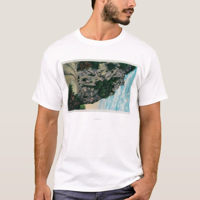 Eine Meile hoch, an Mt. LoweMt. Lowe, CA T-Shirt (Vorderseite)