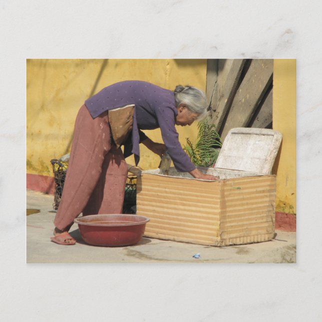 Eine Melange von Farben Postkarte (Vorderseite)