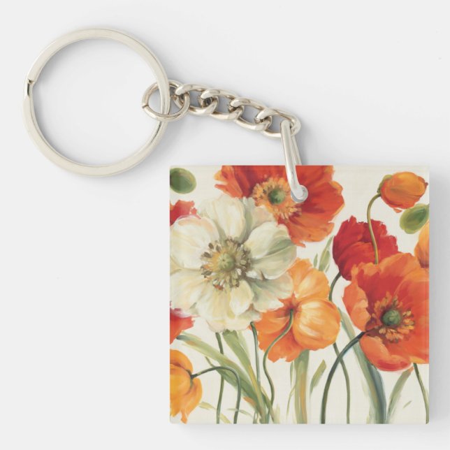 Eine Melodie der Mohnblumen Schlüsselanhänger (Vorderseite)