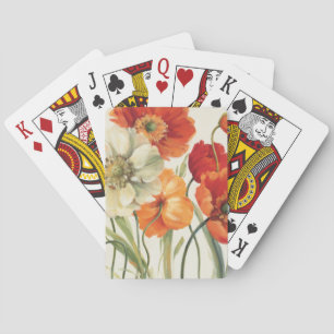 Eine Melodie der Mohnblumen Spielkarten