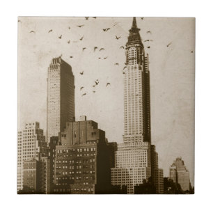 Eine Menge des Vogelfliegens Fliese