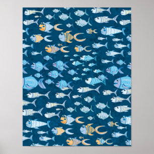 Eine Menge Fische - Poster