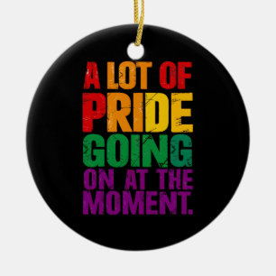 Eine Menge Stolz geht im Moment im Monat des LGBT  Keramik Ornament