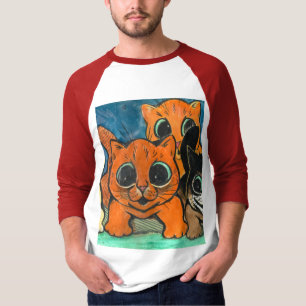Eine Menschenmenge von Katzen von Louis Wain T-Shirt