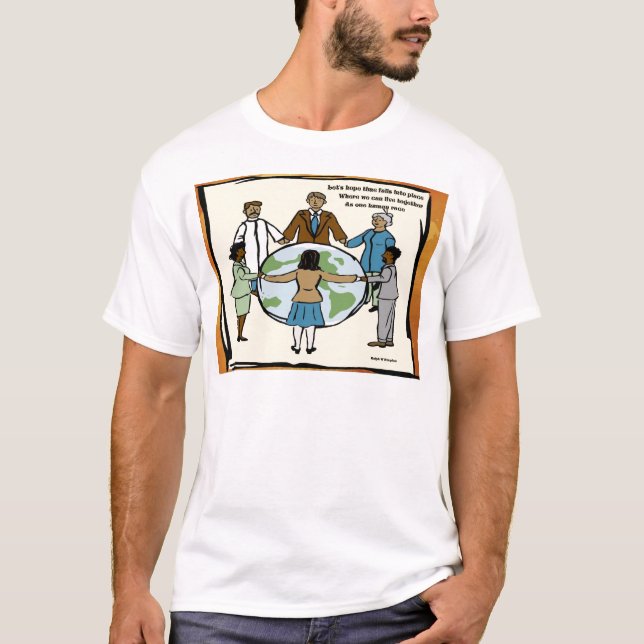 Eine Menschheit T-Shirt (Vorderseite)