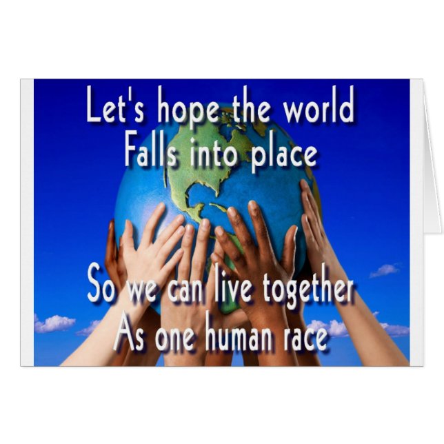 Eine menschliche Rasse (Vorderseite (Horizontal))