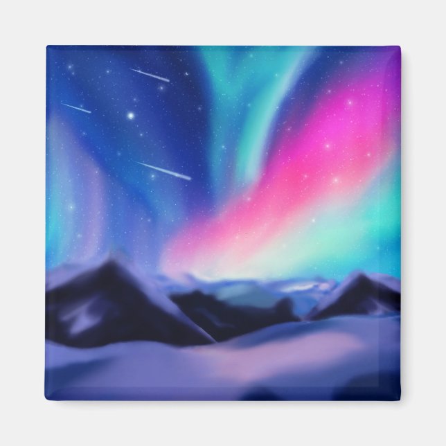 Eine Million Aurora Dreams Magnet (Vorne)