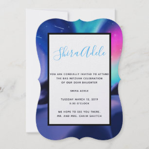 Eine Million Aurora Träume Einladung