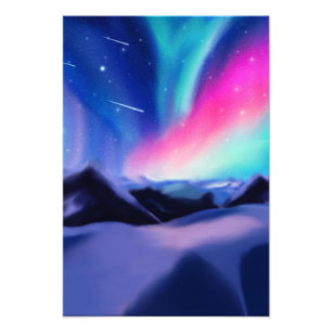 Eine Million Aurora-Träume Fotodruck