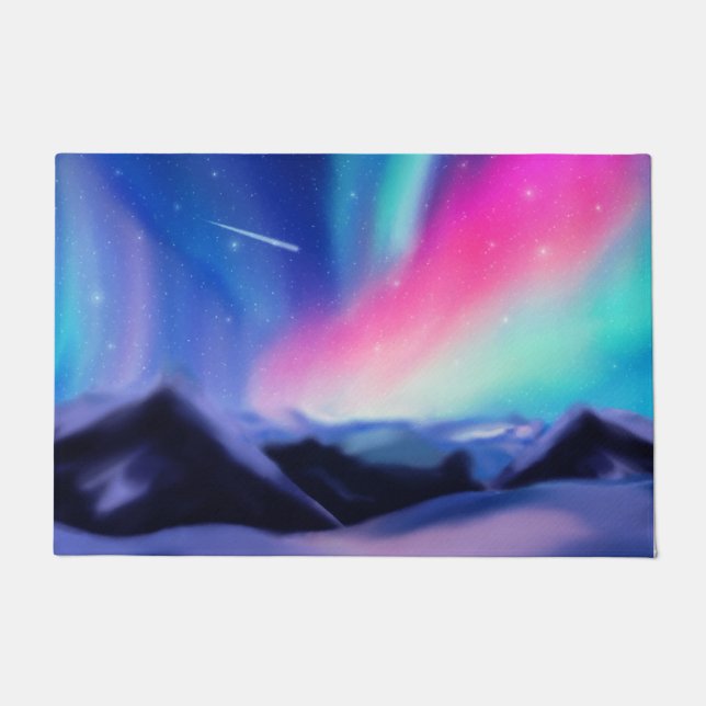 Eine Million Aurora Träume Fußmatte (Vorderseite)