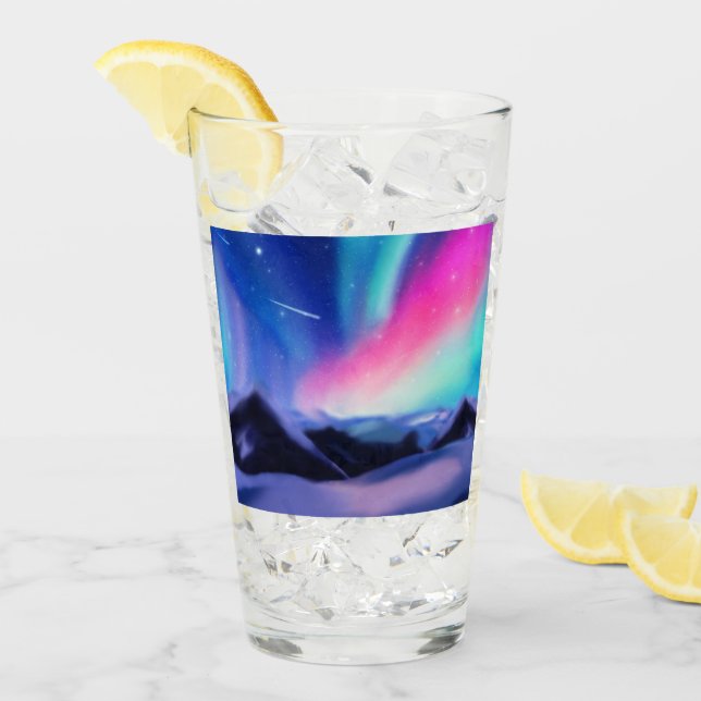 Eine Million Aurora Träume Glas (Vorderseite Ice)