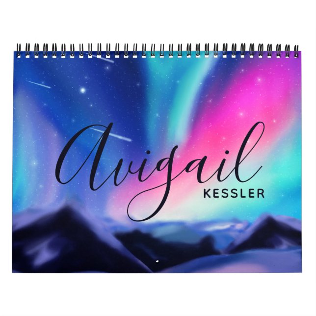 Eine Million Aurora Träume Kalender (Titelbild)