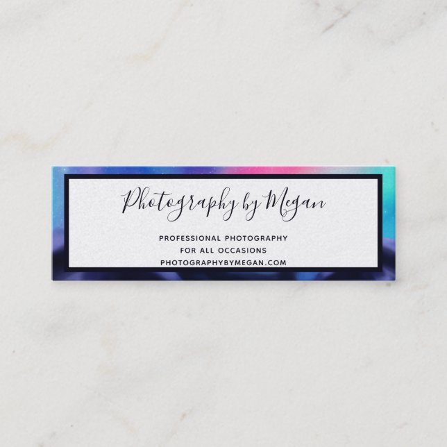 Eine Million Aurora Träume Mini Visitenkarte (Vorderseite)