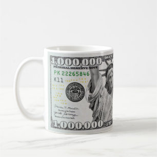 Eine Million-Dollar-Note Kaffeetasse