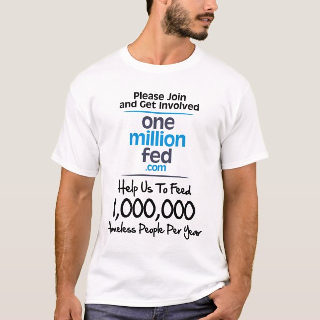 Eine Million Fed.com-T - Shirt (Männer) (Vorderseite)