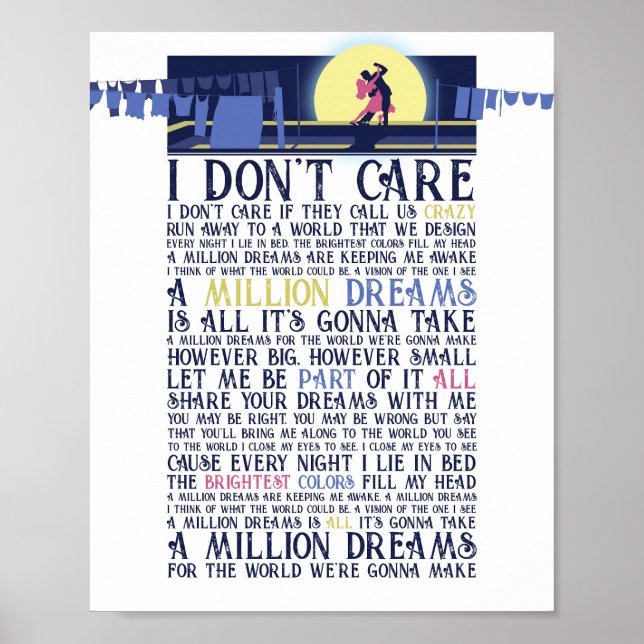 Eine Million Träume Poster (Vorne)