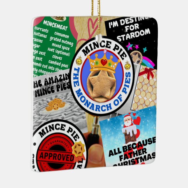 Eine Mini-Montage unter dem Glass Keramikornament (Rechts)