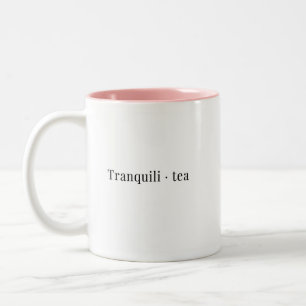 Eine Minimalistische Tea-Tasse Zweifarbige Tasse