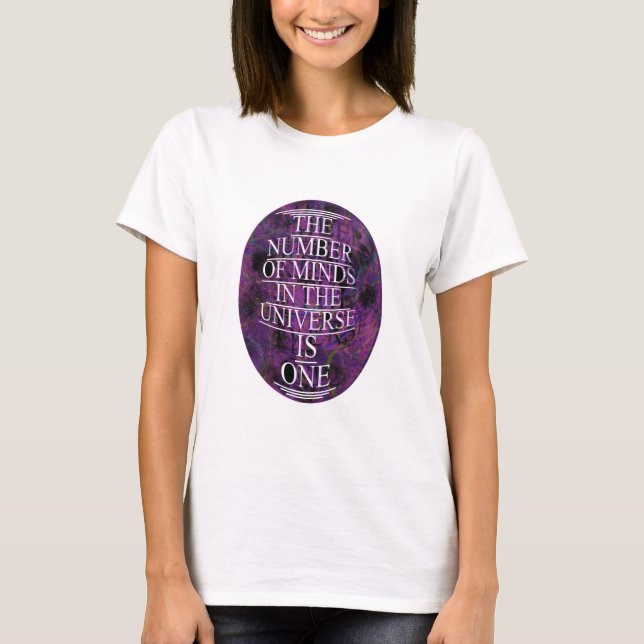Eine Minute, eine Welt T-Shirt (Vorderseite)