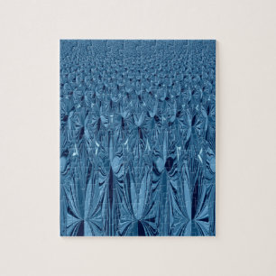 Eine Mischung aus Blau Puzzle