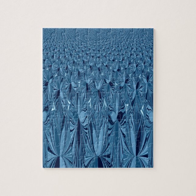 Eine Mischung aus Blau Puzzle (Vertikal)