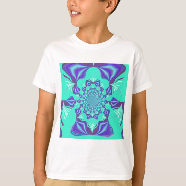 Eine Mischung aus Kaleidoskop und Mandala Art! T-Shirt (Vorderseite)