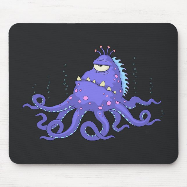 Eine mit Augen Kraken-Mausunterlage Mousepad (Vorne)