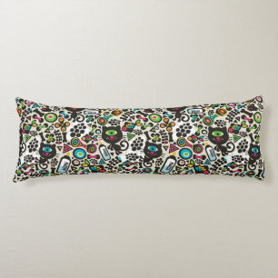 Eine Mit Augen schwarze Katze Seitenschläferkissen